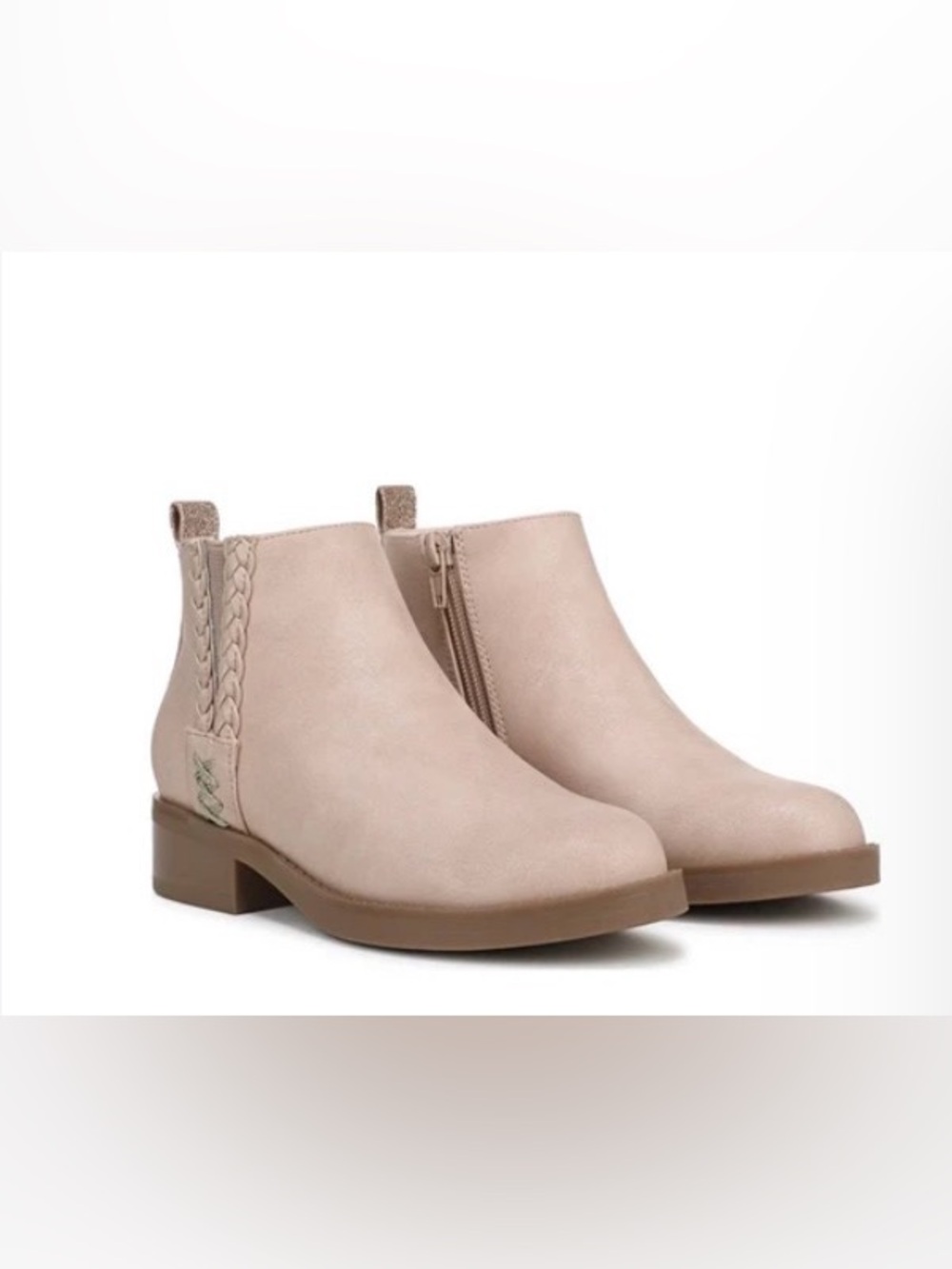 Blowfish Malibu Zojo-K Ankle Boots – Braided Detail | Big Girls 6 Women’s 7.5–8